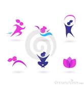 mujeres-deporte-e-iconos-de-la-salud-color-de-rosa-y-azul-18134023